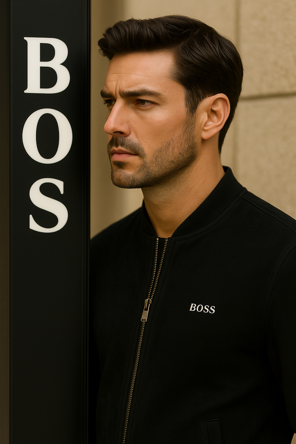 Suede Black Leather Jacket