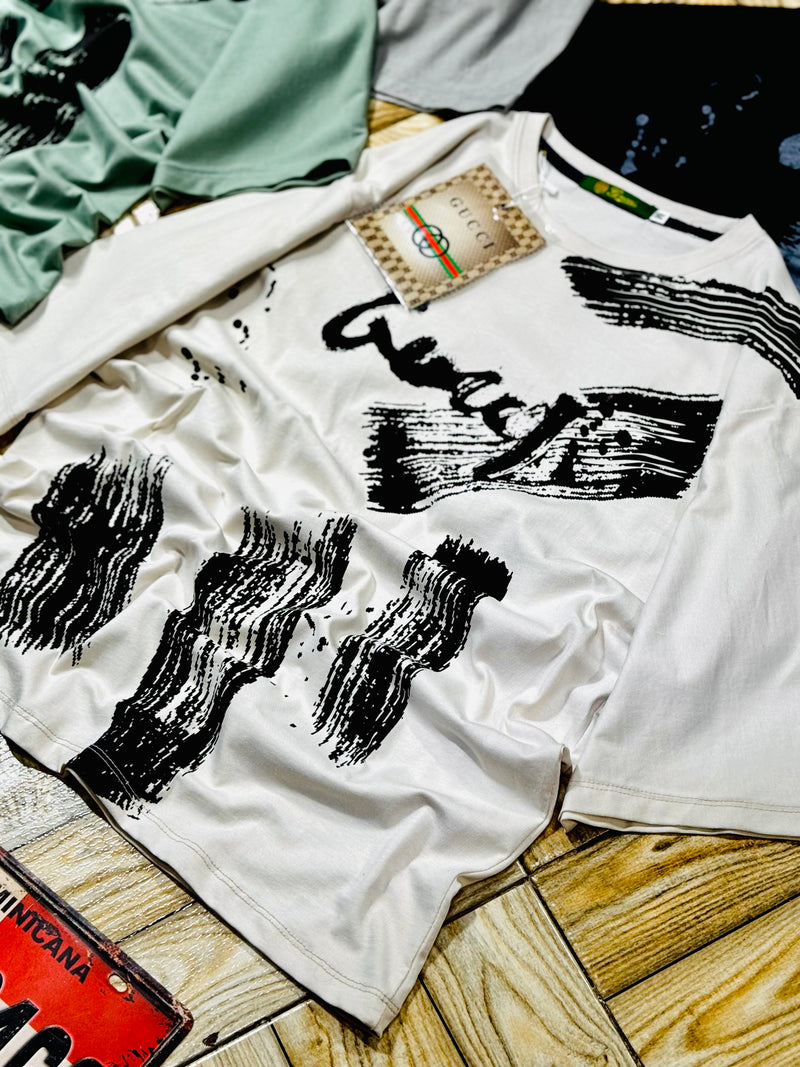 Gucci Oversized Drop-Shoulder Tees